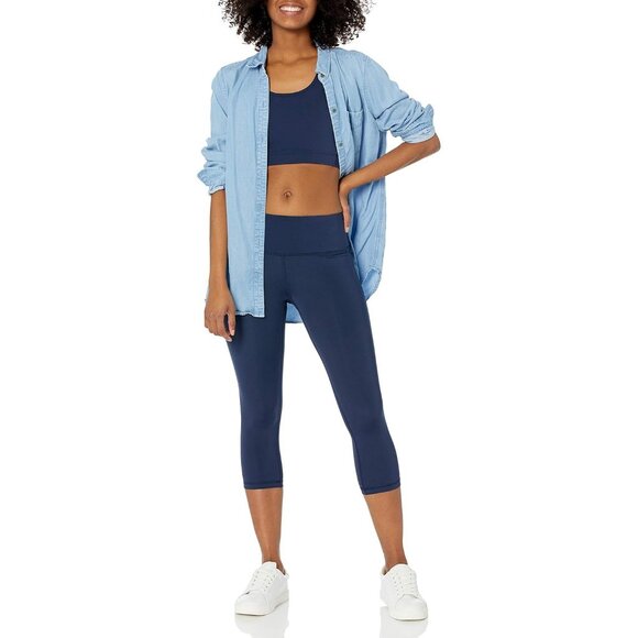 Short Leggings for Women, Active Sculpt, Mid Rise Capri - Picture 4 of 6